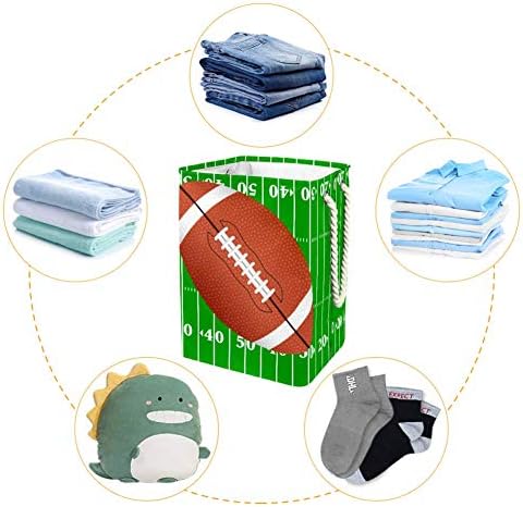 Lixeira de armazenamento grande de futebol americano unicey para banheiro, quarto, casa, brinquedos e organização
