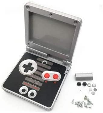 Tampa completa da caixa de pacote de casca de alojamento para GBA SP Gameboy Advance SP Shell Case com botões Kit