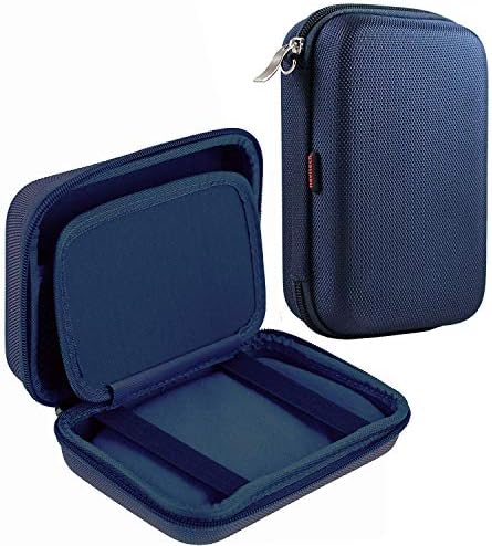 Navitech Blue Hard GPS Carting Case Compatível com Garmin Zumo 346lmt-S GPS de moto