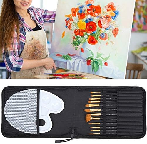 Conjunto de paleta de pincel de pintura, pintura aquarela Brush Light Light Garantia de qualidade simples Factor de alto fator para estudantes para profissionais