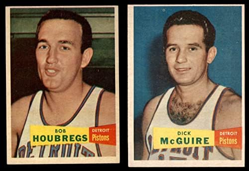 1957-58 Topps Detroit Pistons Team Set Detroit Pistons Ex+ Pistons