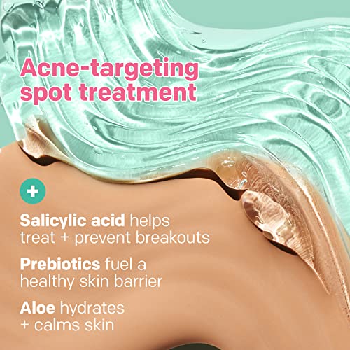 Almay Complexação clara acne e maquiagem de tratamento de tratamento manchado com ácido salicílico- Cobertura completa, hipoalergênica,