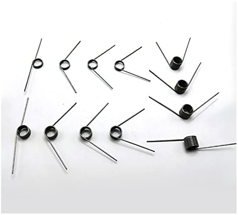 BELAY 10 PCS V TIPO MENANÇA 1,2 mm Diâmetro Torional Spring 6-12mm Diâmetro externo 60/90/120/180 Feedler Springs Torsion)