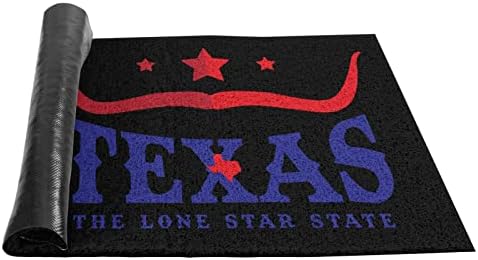 Capacho do logotipo do Texas 16x24 no tapete de carpete para o banheiro de escritório em casa o chuveiro de cozinha anti-deslizamento