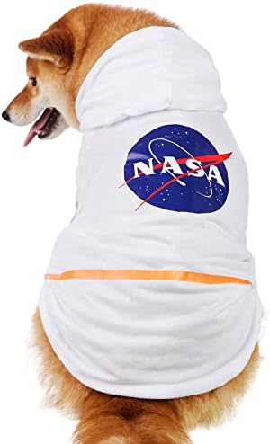 Coomour Nasa Dog Halloween Camisetas cães Roupa Capuz de filhote de cachorro Pet