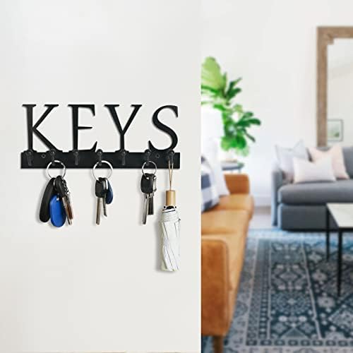 Happyhapi Keyt para parede, organizador-chave, suporte para chaves de parede, cabide de chave para parede, suporte de chave