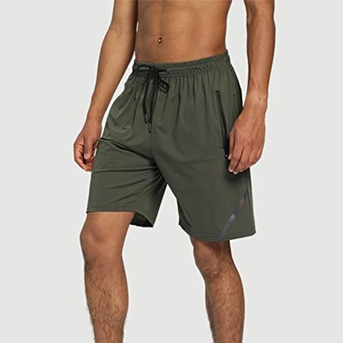 Shorts de carga masculinos de wenkomg1, cintura elástica sólida shorts táticos de combate casual troncos de verão shorts leves
