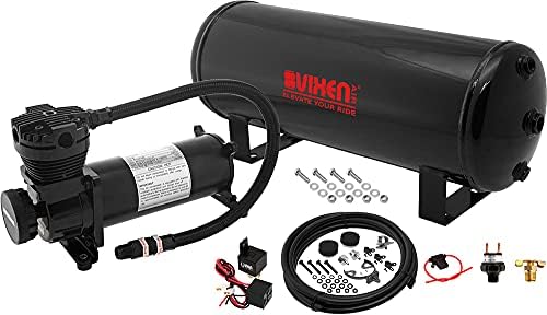 Vixen Air Suspension Kit para caminhão/carro de carro/passeio de ar/mola. Sistema a bordo do compressor 200psi, tanque de 3 galões.