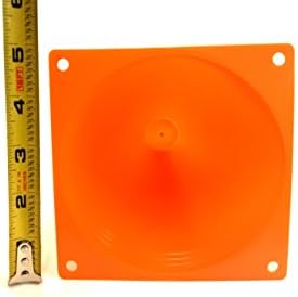 DONDOR EMNDOR CONES de treinamento esportivo, 7 polegadas, 1 dúzia de cones esportivos laranja multiuso