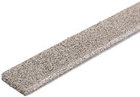 X-Dree 3mm x 140mm Manuseio de borracha Diamante Ferramenta de arquivos planos 5 PCs (Herramienta de Lima Planas Recubiertas