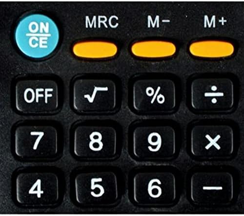 Calculadora de escritório, calculadoras para estudantes de 8 dígitos calculadora de desktop portátil de 8 dígitos com grande calculadora de desktop de botão sensível LCD