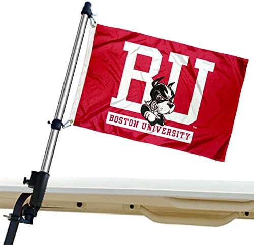 Boston Terriers Boat e Mini Flag and Flag Poster Mount Mount Set