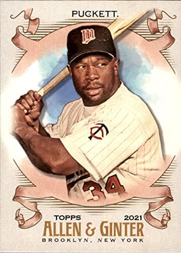 2021 Topps Allen e Ginter 146 Kirby Puckett Minnesota Twins MLB Baseball Trading Card