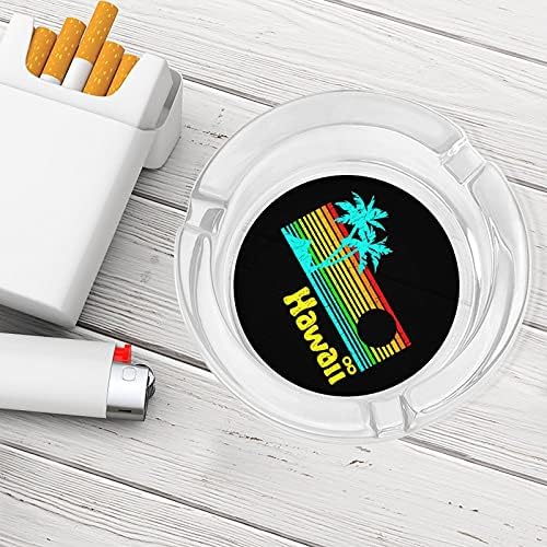 Cigarii Retro Retro Vintage Fumantes de Cinzas de Vidro de Vidro Bandeja de Cinza para Decoração de Mesa