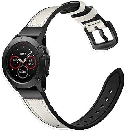 Sawidee 22 26mm Sport Watch Band Strap para Garmin Fenix ​​6 6s 6x Pro 5x 5 mais 3HR 935 S60 D2 Pulteração de couro de liberação