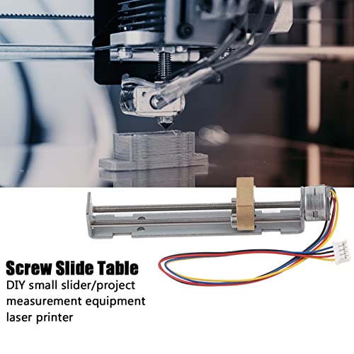 Motor de passo Fafeicy, parafuso do motor de acionamento com deslizamento linear de porca para máquina de gravura a laser diy, motor