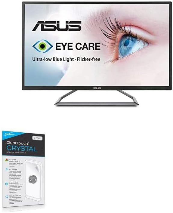 Protetor de tela de ondas de caixa compatível com asus va32uq - ClearTouch Crystal, HD Film Skin - Shields a partir de arranhões