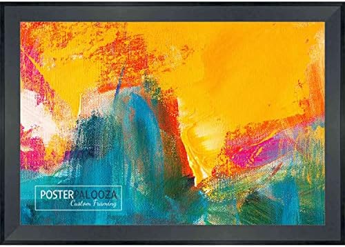 18x6 Black ShadowBox Frame - Shadow Box Frame Tamanho do interior 18x6 por 1,25 polegadas de profundidade - Quadro