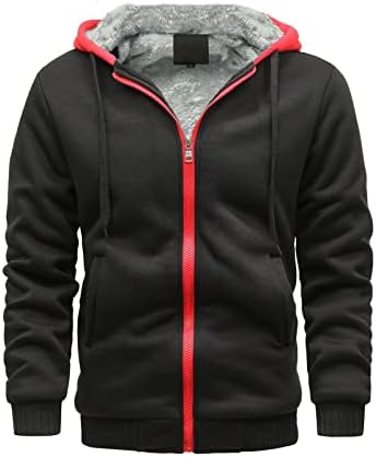 Hoodies pxloco para homens velo, moletons casuais casuais com casacos de jaqueta pesada de inverno ladeados de inverno