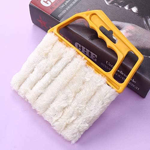 Pincel de pincel de janela Duster com uma ferramenta de limpeza de limpeza de escova cego de microfibra lavável