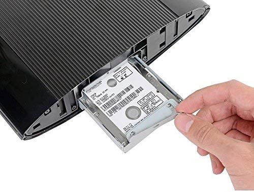 OSTENT 1000GB 1TB HDD DISCO DE DISCO DE RIFUNDO + SUPORTE DE MONTAGEM PARA SONY PS3 SUPER SLIM CECH-4X