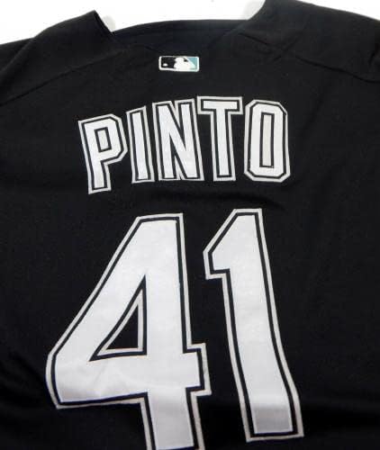 2003-06 Florida Marlins Pinto 41 Game usou Black Jersey BP St XL 129 - Jogo usou camisas MLB