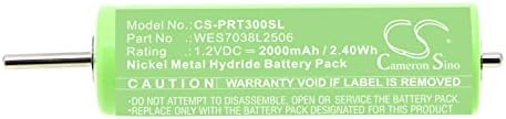 Cameron Sino New 2000mAh Substituição Bateria para Panasonic ER2211, ER221E2, ER-5209, ER-CA35, ER-CA70, ER-GB60, ER-GB70, ER-GB80, ER-GB96, ER-GC50, ER-GC70, ES2207P, WES7038L2506