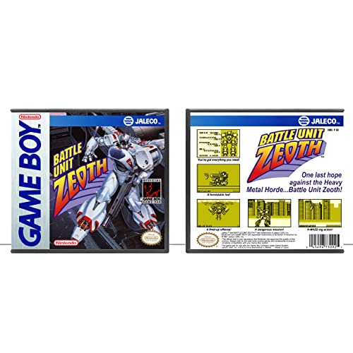 Unidade de batalha Zeoth | Game Boy - Caso do jogo apenas - sem jogo