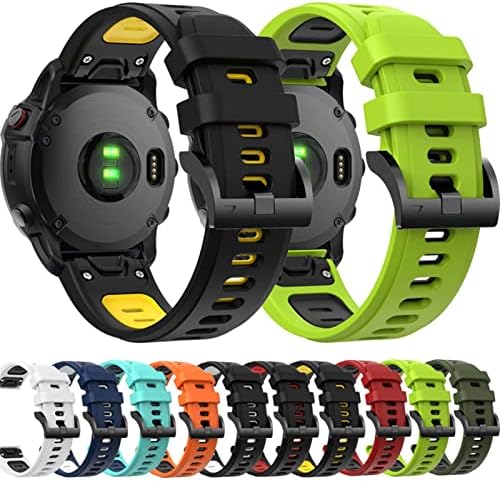 Banda de relógio de silicone twrqa para Garmin Fenix ​​7 7x 7s 6 6Pro 5 5Plus Forerunner 935 945 Instinct S60 Straça pulseira