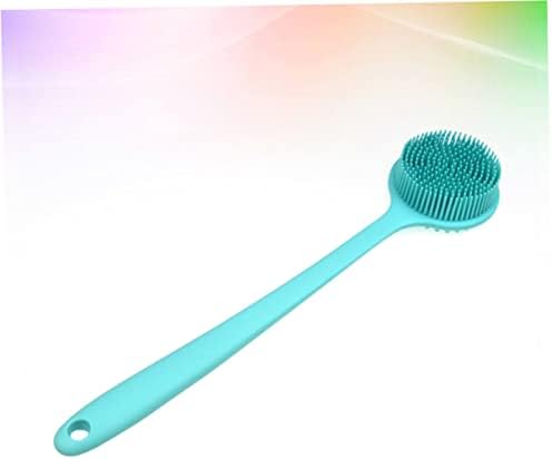 FRCOLOR 3PCS Silicone Bath Bath Massage Mush pincel Spa Back escova Brush Bath Bath Mussger Mush Blue Double Scrub Scrub Bath