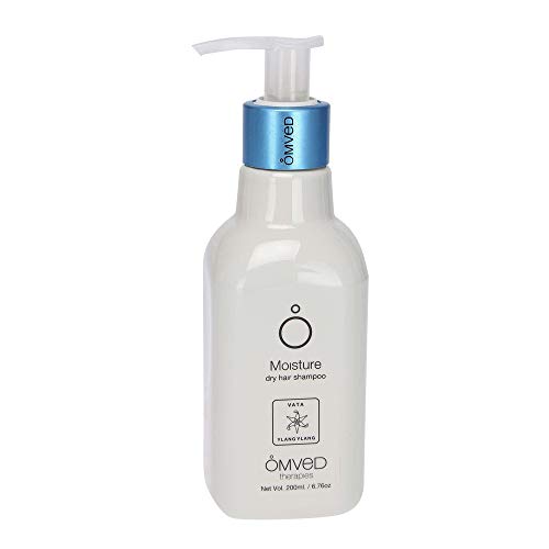 Cabelos de umidade omved shampoo vegano ayurveda com açúcares de hidratação, proteínas vegetais e pro vitamina B5, 200ml