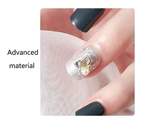 Strass na arte da unha, strass 3D para unhas, encantos de luxo cristais Diamonds Gold Metal Gem Stones para design de beleza de unhas