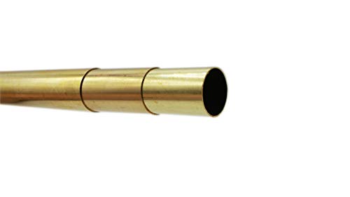 K&S 3402 Round Brass Telescópica Vestiamento de Tubos, Grandes, 3 peças, feitas nos EUA