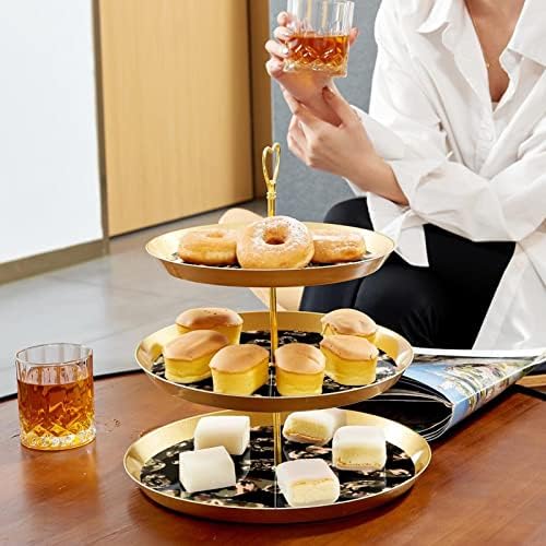 Suporte de bolo, conjunto de exibição de mesa de sobremesas, placa de exibição de sobremesa de frutas, padrão de letra