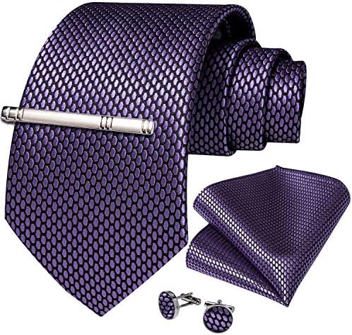 Dibangus xadrez gravata masculina gravata de seda e bolso square punhos de punho