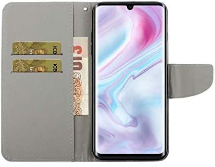 Flipbird Xiaomi Mi Nota 10 Lite Carteira Lite Caso magnético da carteira de couro de couro PU com um slot de cartões de