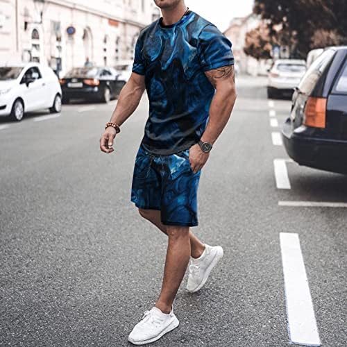 Roupas de 2 peças masculinas do HSSDH Men e shorts de tração de verão de praia