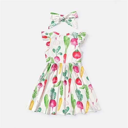 Patpat Toddler Baby Girl Dress Crianças Vestidos de Garotas Meninas Comfy Ruffle Manga Dinosaur Sandress Sundress