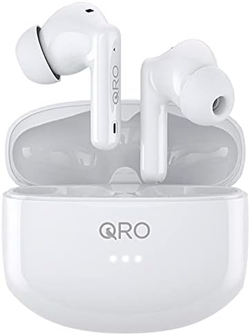 QRO Classics Bluetooth fones de ouvido; Cancelamento de ruído ativo; Som premium; iOS/Android; 4 modos de escuta; Tempo de reprodução de 36 horas; Resistente à água; Sem fio; Suporte gratuito nos EUA 760-1688