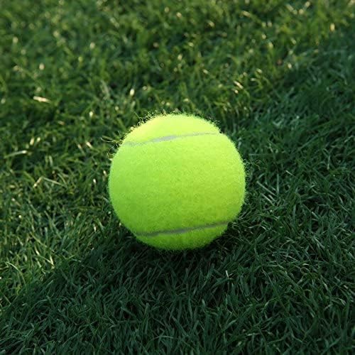 Milipon Professional Tennis Balls, amarelo, para treinamento ao ar livre ou ideal como brinquedos de animais úteis e hábil