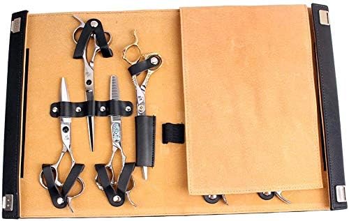 Nianxinn Hair Stylist Scissor Holder bolsa de bolsa para cabeleireiro de cabeleireiro de salão de cabeleireiro bolsa de beleza