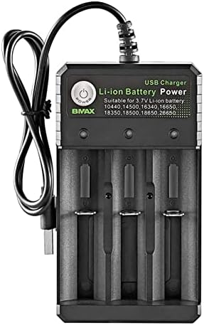 USB DC5V Li-Ion 18650 Smart USB Bateria Charger 3 slots para mais acessórios de baterias de lítio