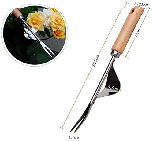 Yajun Hand Puller Tool Tool Aço inoxidável Multifunction Grass Lawn Trimmer para transplante de terras agrícolas do jardim de jardim