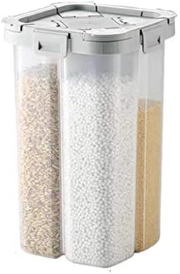 Distribuidor de armazenamento de grãos de quatro partes
