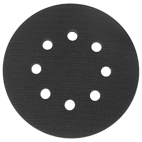 Baisiky 1 PCS 125mm Soft Sponge Interface Pad, 8 orifícios gancho e lixamento de loop para lixadeira aleatória de lixadeira