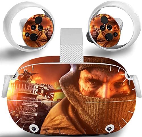 Shooter Game Games Skin para Oculus Quest 2, Oculus Quest 2 VR Headset & Controller, Oculus Quest 2 adesivos, acessórios de proteção