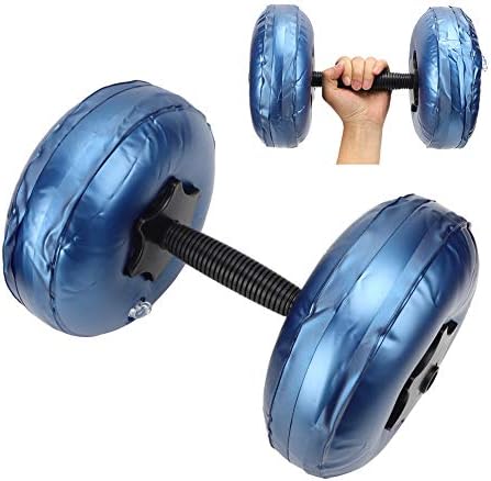 Kadimendium Woman Fitness Dumbbell, PPC Material Hortigo portátil com halteres cheios de água para treinamento muscular
