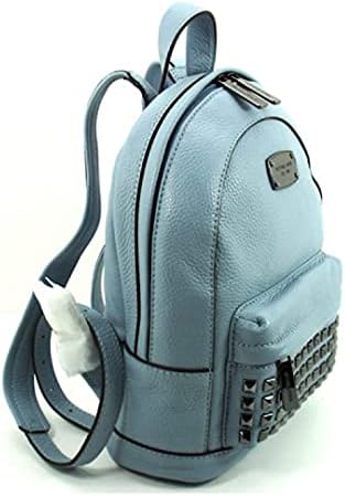 Michael Michael Kors Rhea Xsmall Zip cravejado de mochila azul pálido