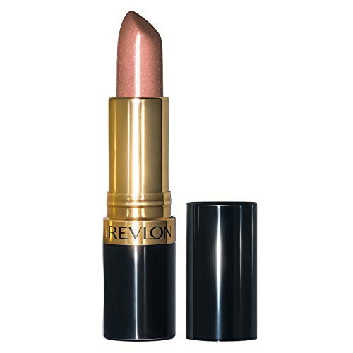 Revlon Lipstick Super Lustrous, Lipcolor de alto impacto com fórmula cremosa hidratante, infundida com vitamina E e óleo