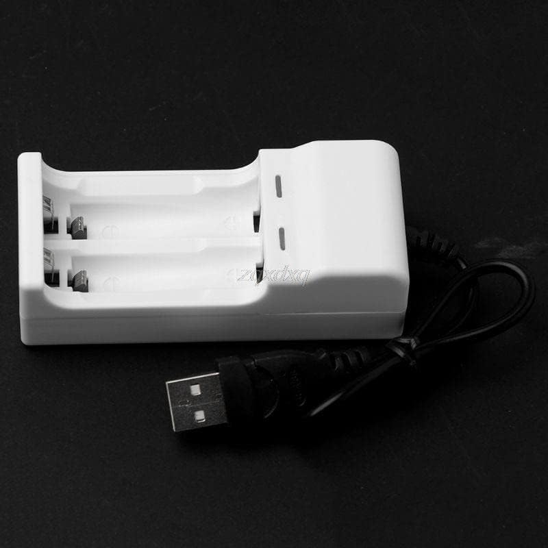 Gamlreid Intelligent 2 slots 1.2V carregador USB para NIMH NICD AAA AAA AUG_16